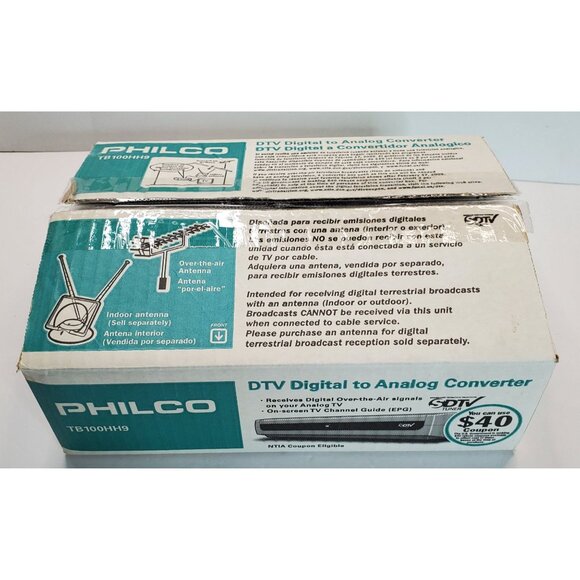 Philco TB100HH9 DTV Digital To Analog Converter Set Top Box - Picture 11 of 11